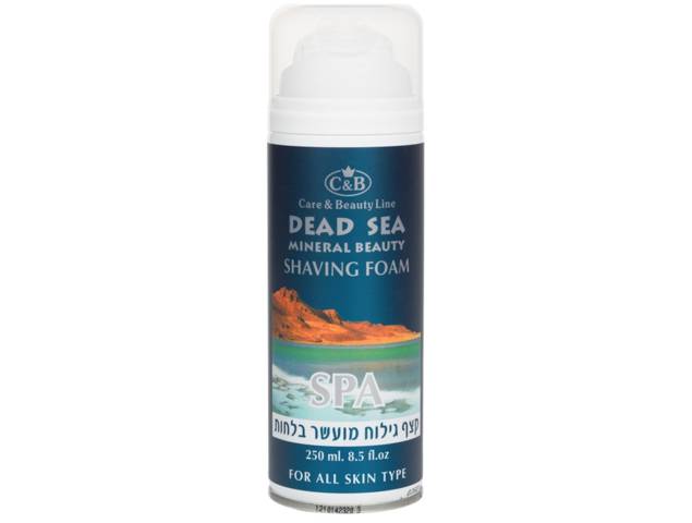 Care and Beauty Line Mineral Moistening Shaving Foam w/Dead Sea Minerals Care and Beauty Line Mineral Moistening Shaving Foam w/Dead Sea Minerals